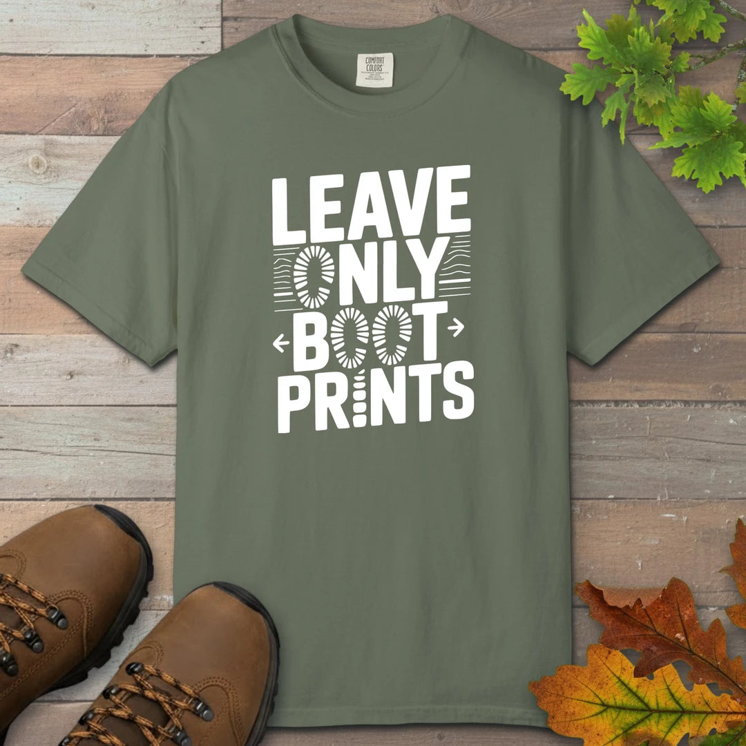 Leave Only Boot Prints T-Shirt