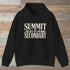 Summit Is Secondary Hoodie Black Outdoor Nature Tee