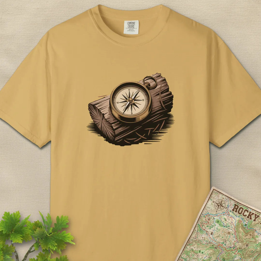 Compass On Log T-Shirt