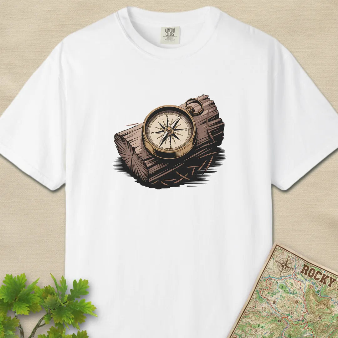 Compass On Log T-Shirt