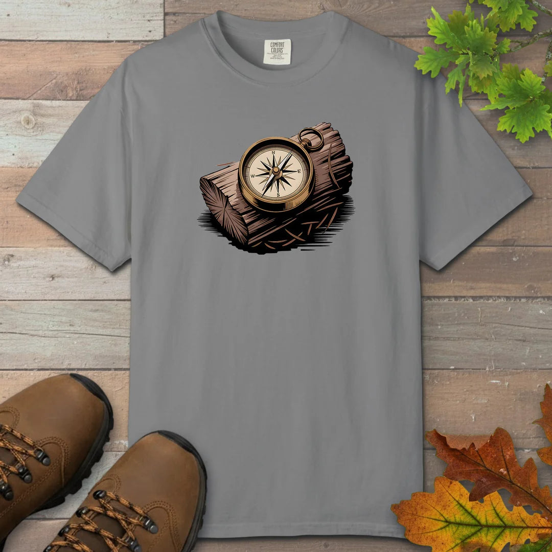 Compass On Log T-Shirt