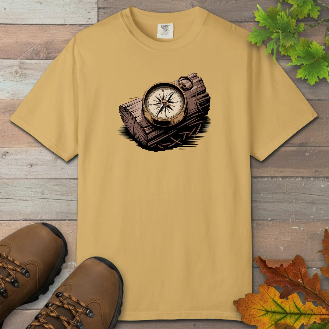 Compass On Log T-Shirt