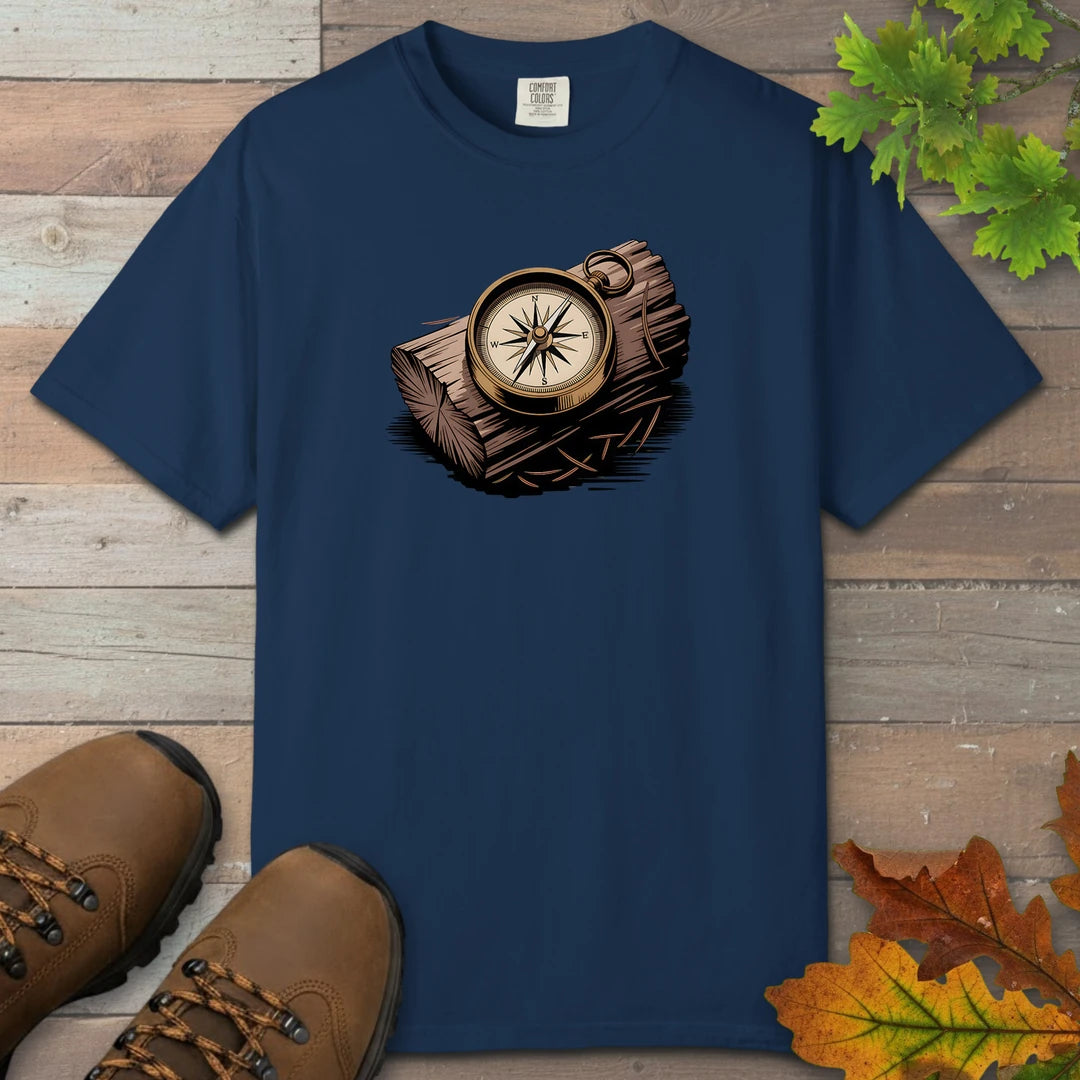 Compass On Log T-Shirt