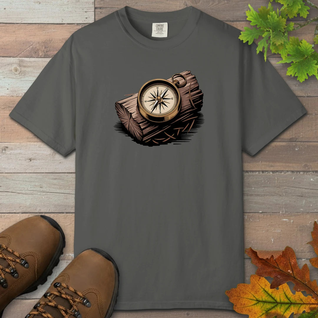 Compass On Log T-Shirt