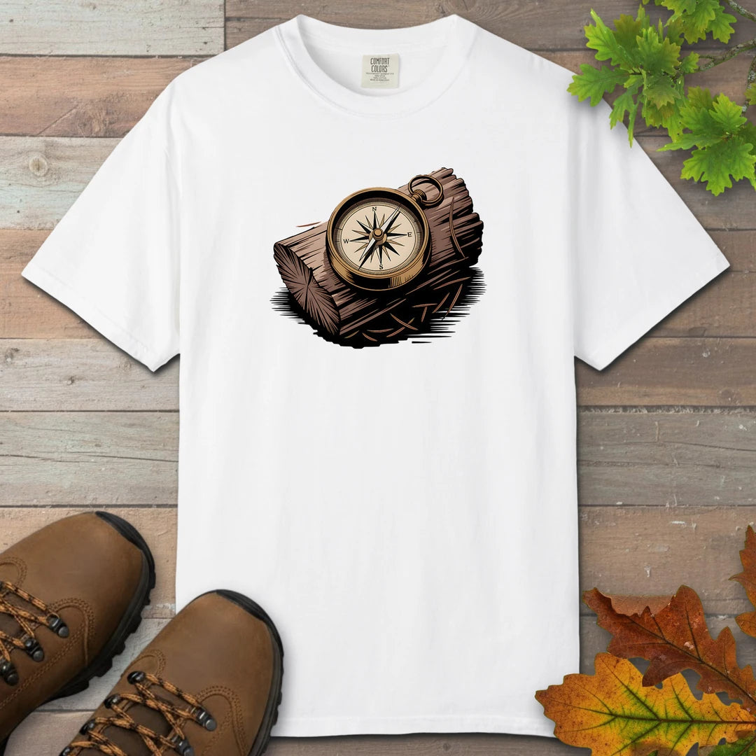 Compass On Log T-Shirt