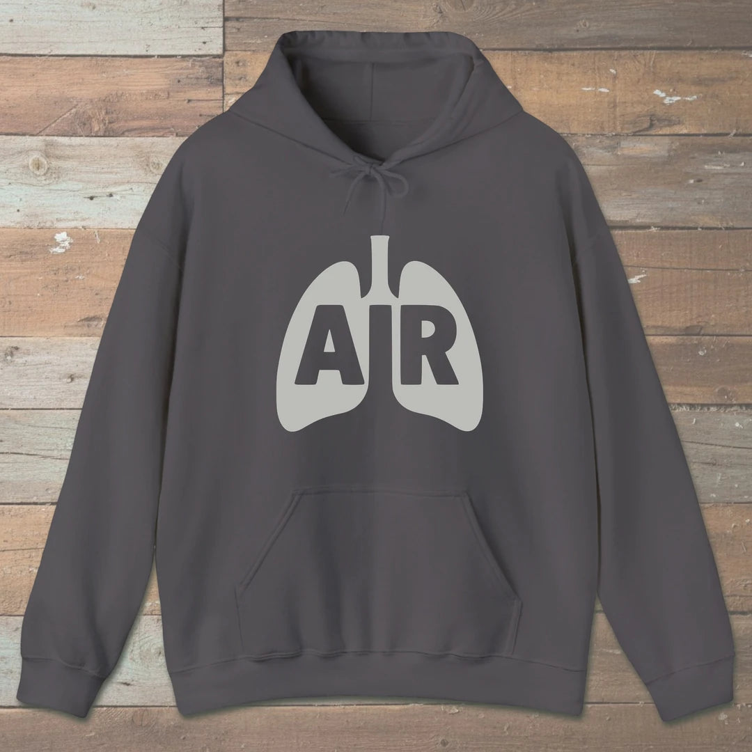 Air Hoodie Charcoal Outdoor Nature Tee