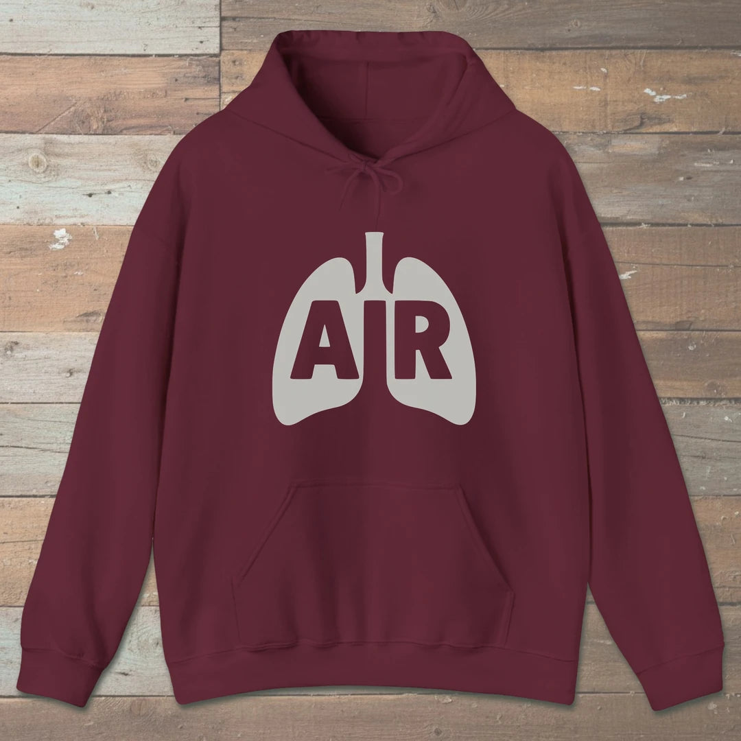 Air Hoodie Maroon Outdoor Nature Tee