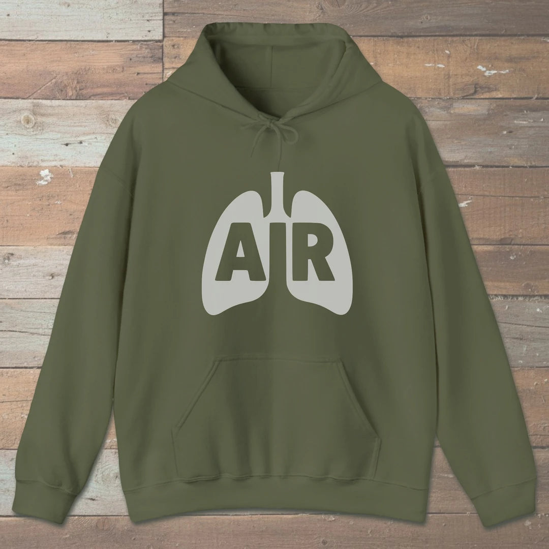 Air Hoodie Military Green Outdoor Nature Tee