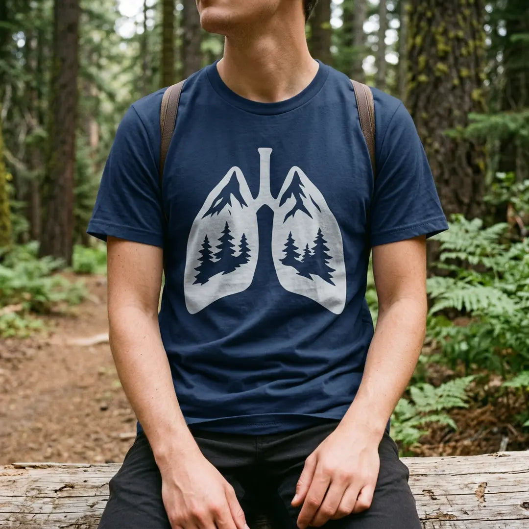 Lungs Of The Wild T-Shirt Outdoor Nature Tee