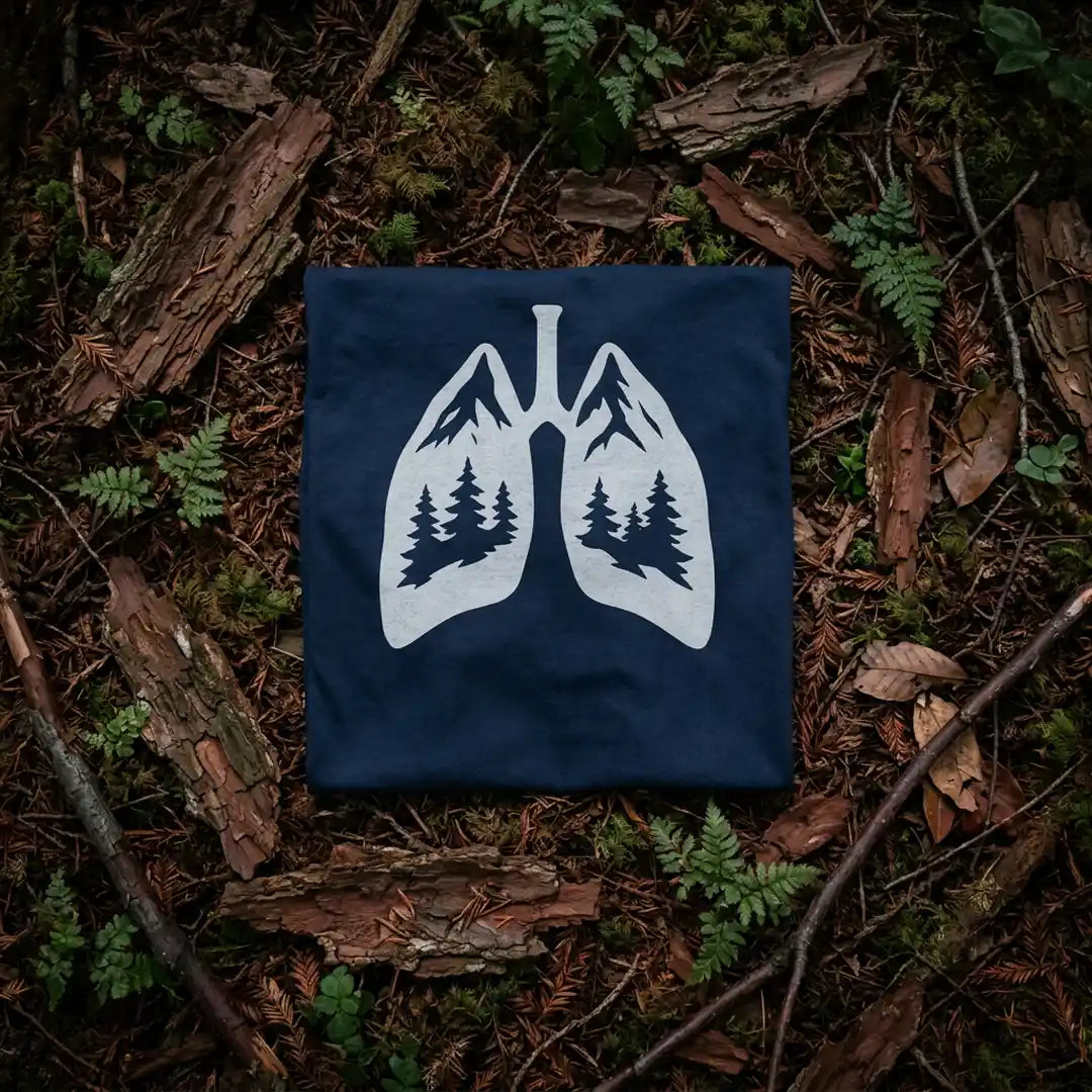 Lungs Of The Wild T-Shirt Outdoor Nature Tee