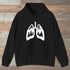 Lungs Of The Wild Hoodie Black Outdoor Nature Tee