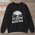 Life Happens Off The Beaten Path Sweatshirt Black Outdoor Nature Tee