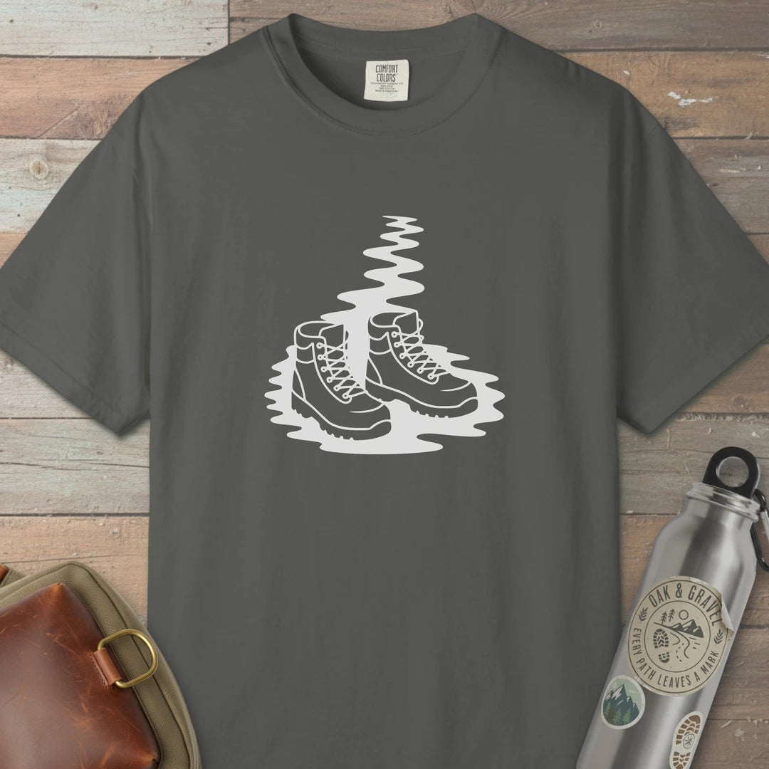 Trail Boots T-Shirt Pepper Outdoor Nature Tee