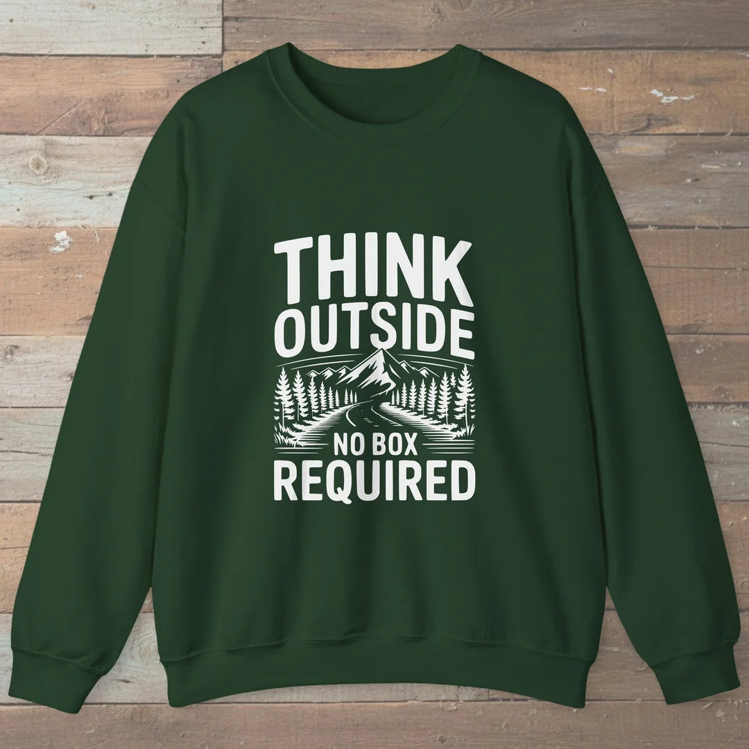 Think Outside No Box Required Sweatshirt