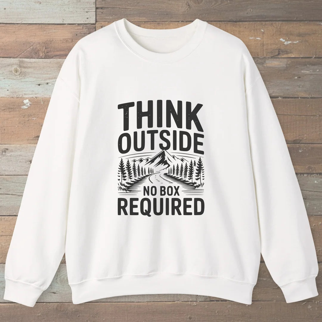 Think Outside No Box Required Sweatshirt
