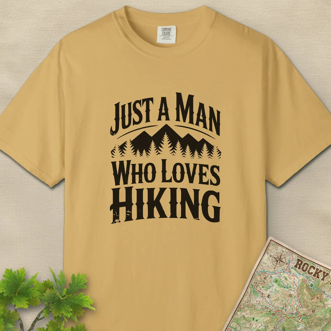 Just A Man Who Loves Hiking Forest T-Shirt