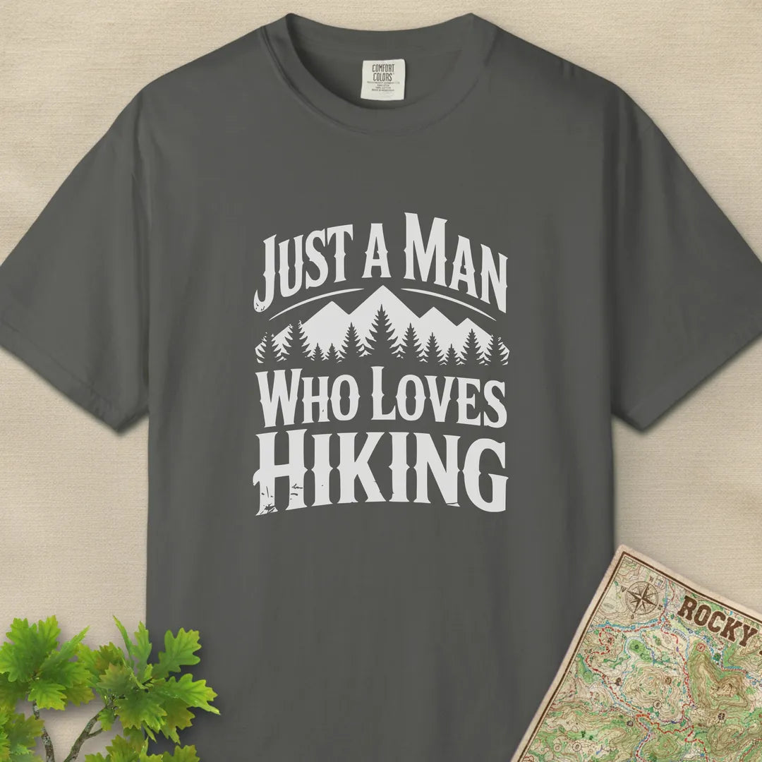 Just A Man Who Loves Hiking Forest T-Shirt