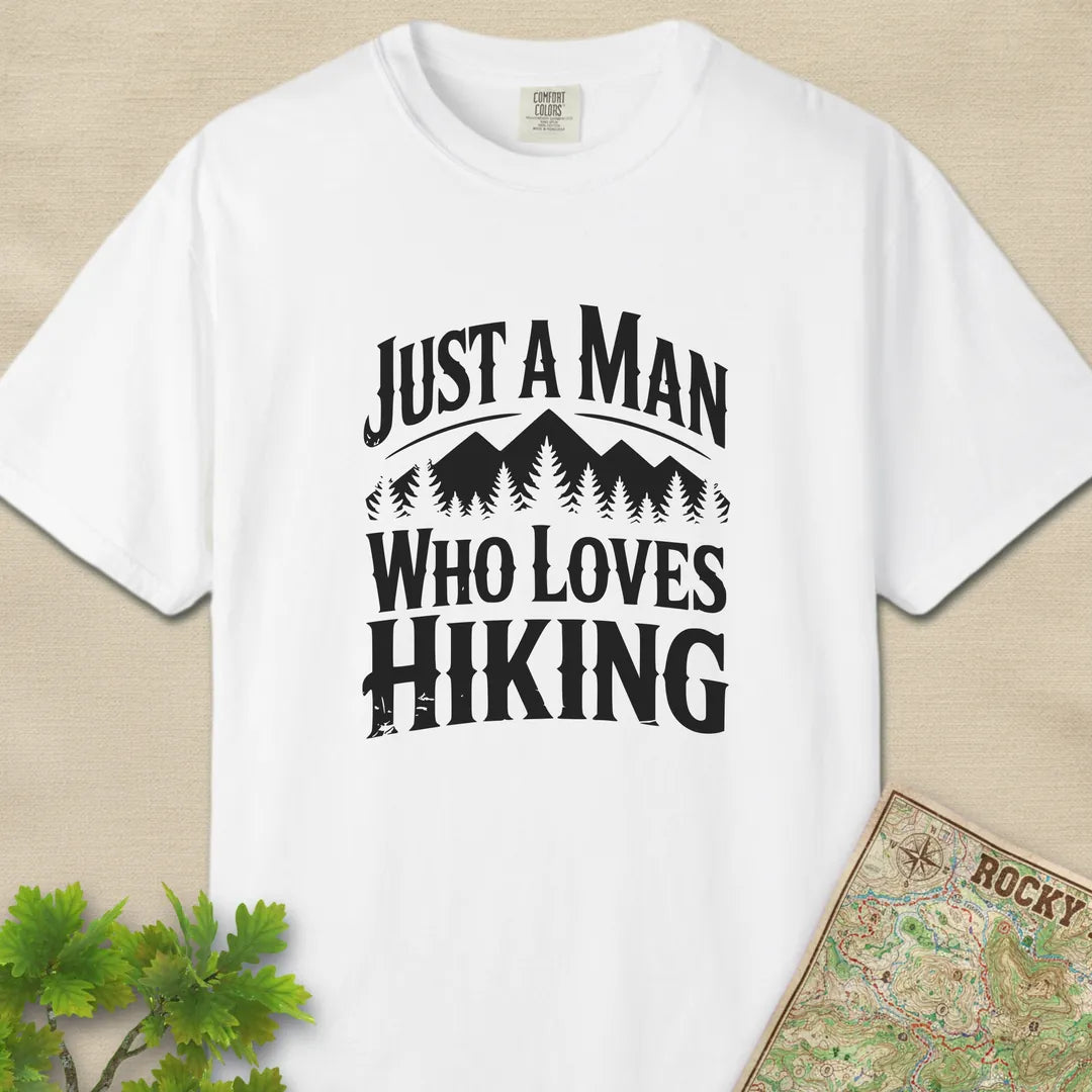 Just A Man Who Loves Hiking Forest T-Shirt
