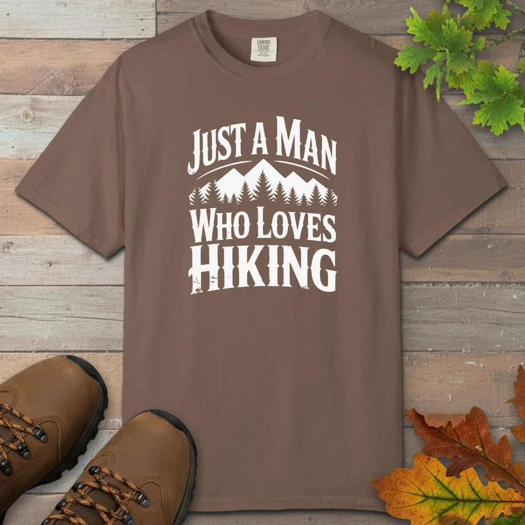 Just A Man Who Loves Hiking Forest T-Shirt