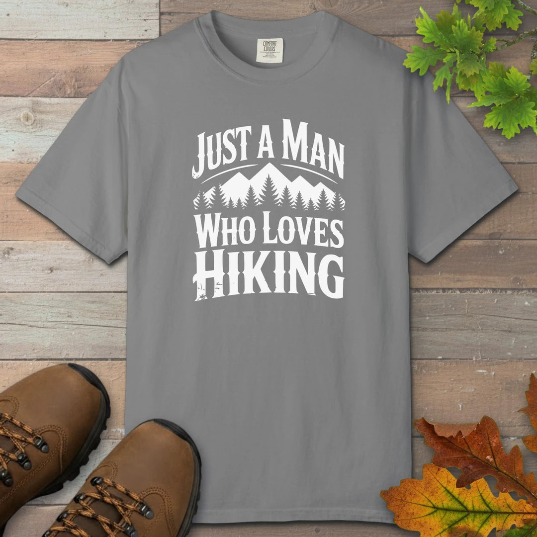 Just A Man Who Loves Hiking Forest T-Shirt