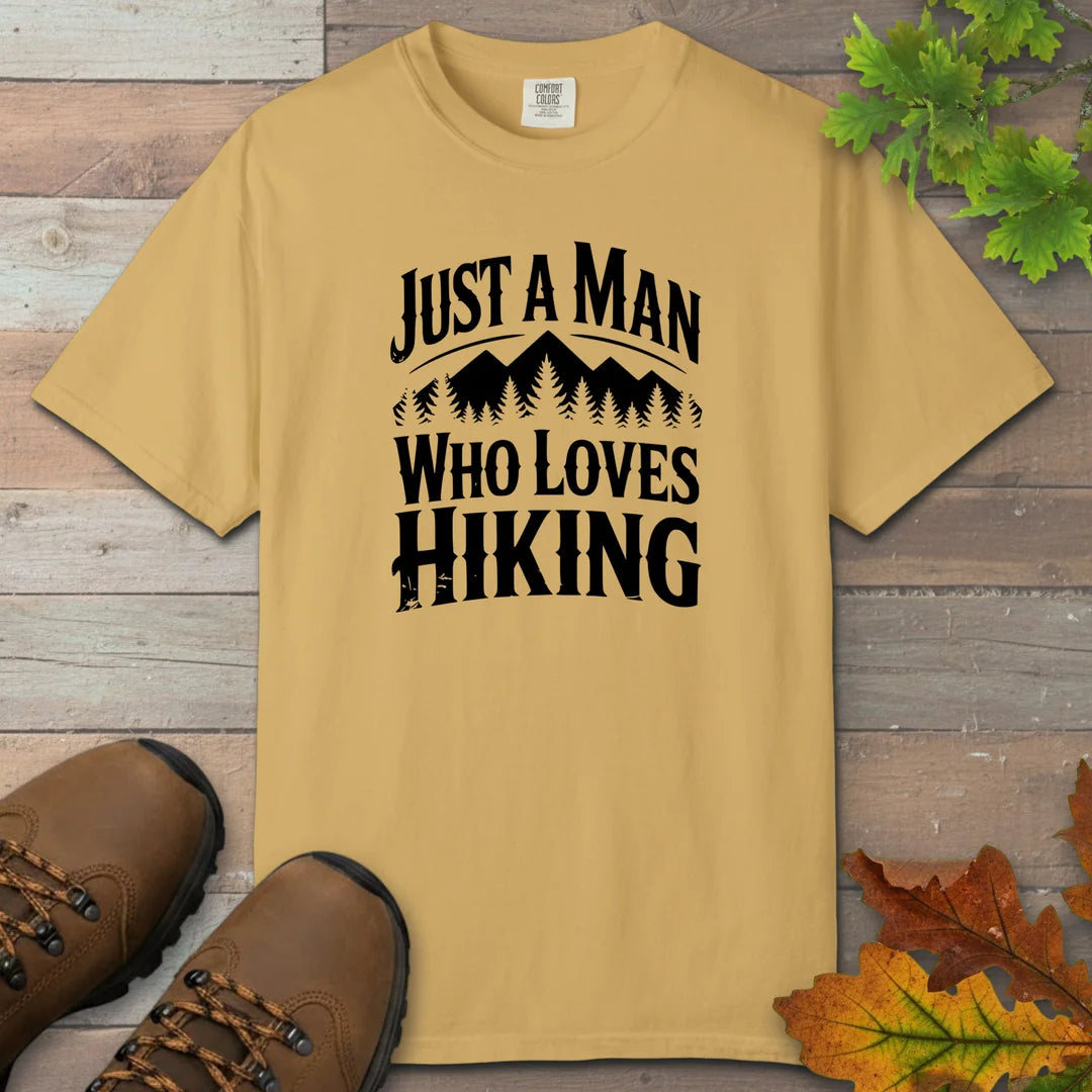 Just A Man Who Loves Hiking Forest T-Shirt