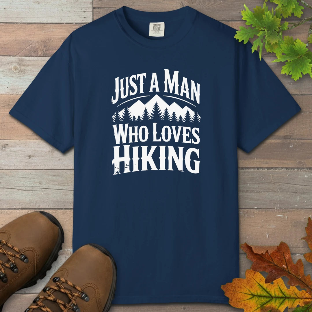Just A Man Who Loves Hiking Forest T-Shirt