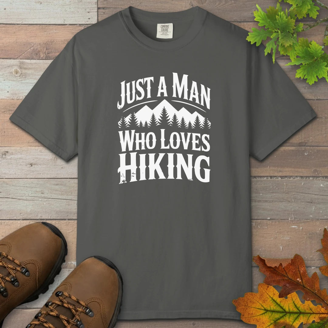 Just A Man Who Loves Hiking Forest T-Shirt