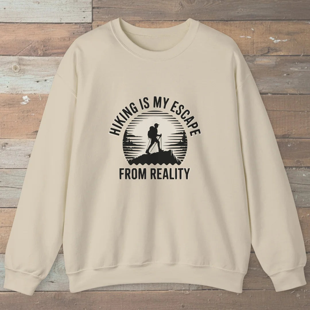 Hiking Is My Escape From Reality Sweatshirt