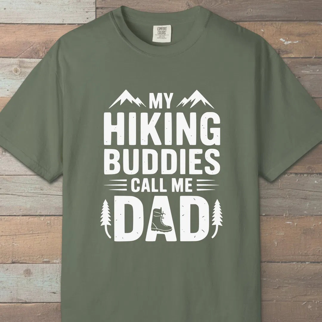 Buddies Call Me Dad T-Shirt Moss Outdoor Nature Tee