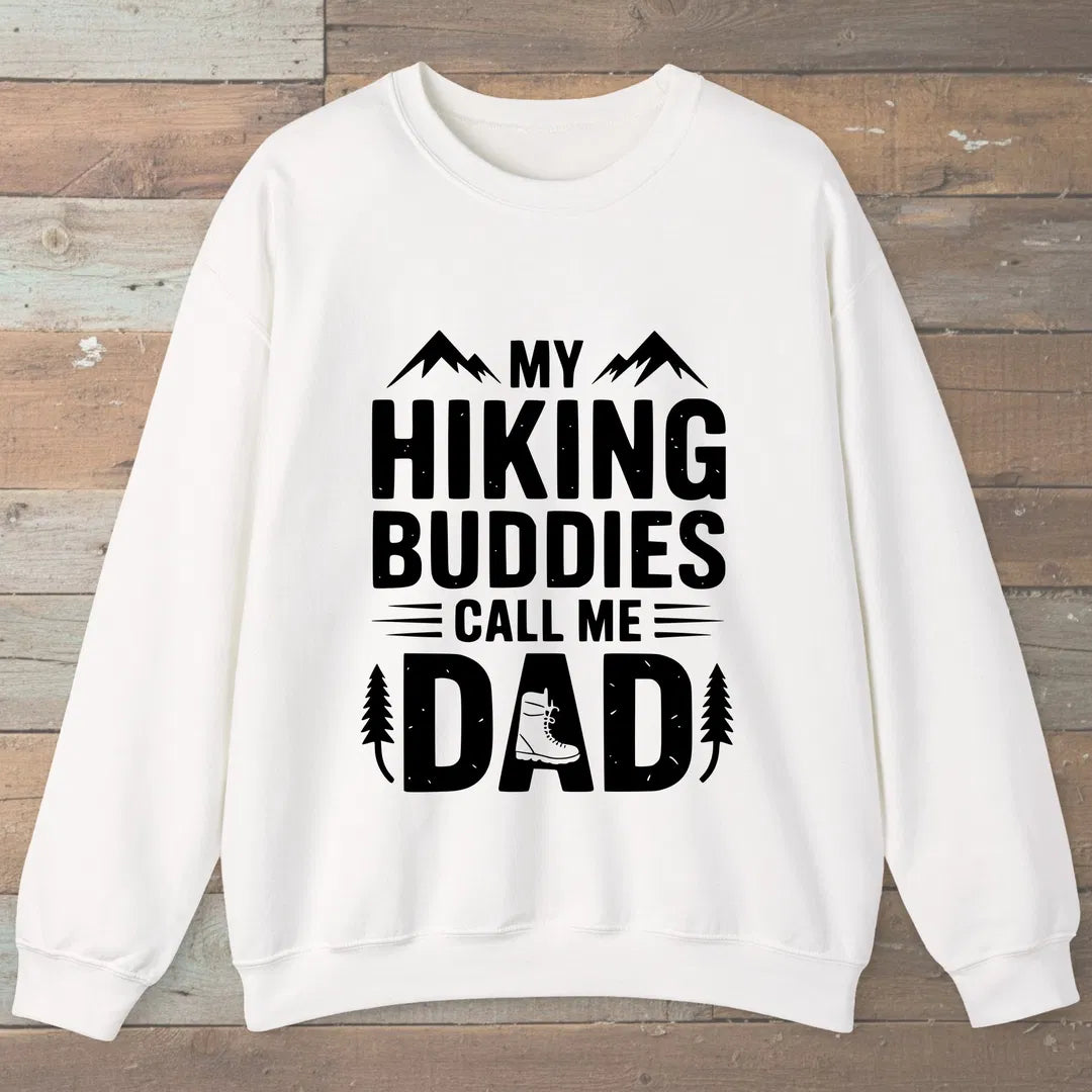 Buddies Call Me Dad Sweatshirt White Outdoor Nature Tee