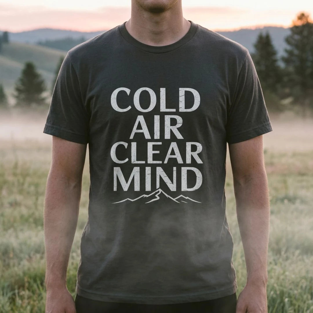 Cold Air Clear Mind T-Shirt Outdoor Nature Tee