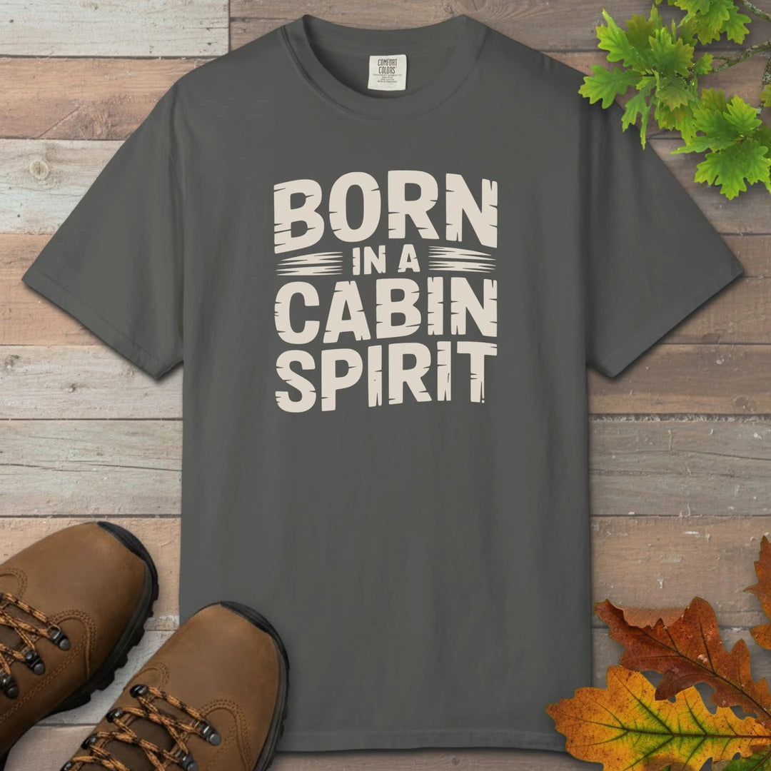 Born In A Cabin Spirit T-Shirt