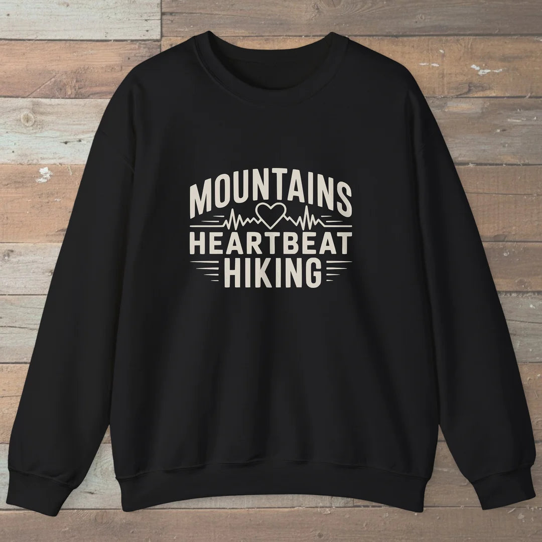 Mountains Heartbeat Hiking Sweatshirt
