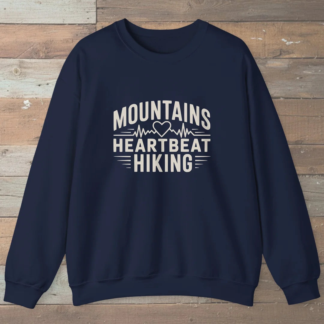 Mountains Heartbeat Hiking Sweatshirt