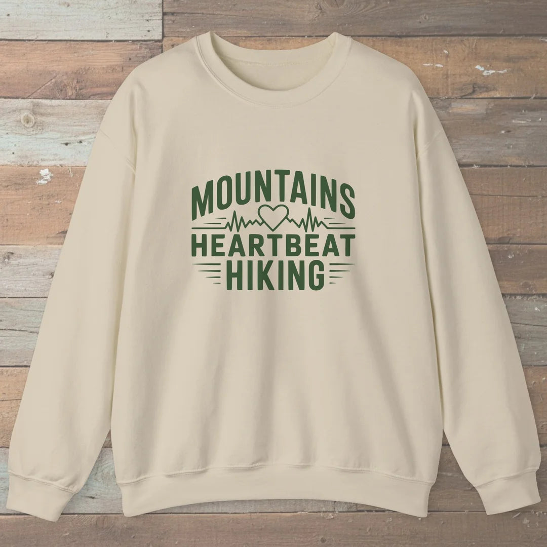 Mountains Heartbeat Hiking Sweatshirt