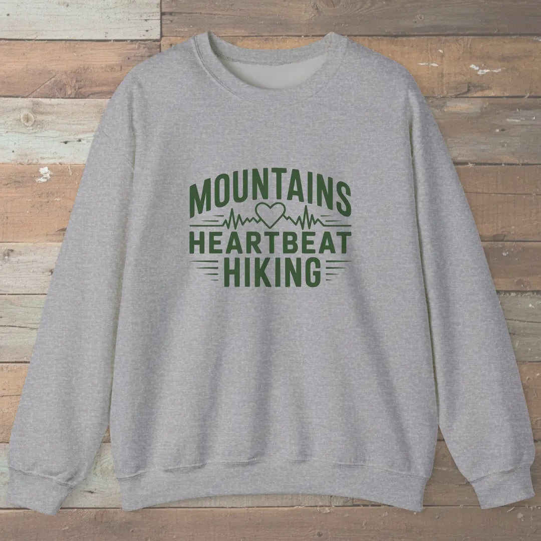 Mountains Heartbeat Hiking Sweatshirt