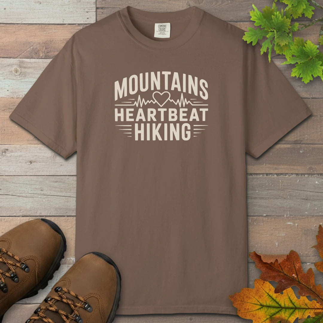 Mountains Heartbeat Hiking T-Shirt