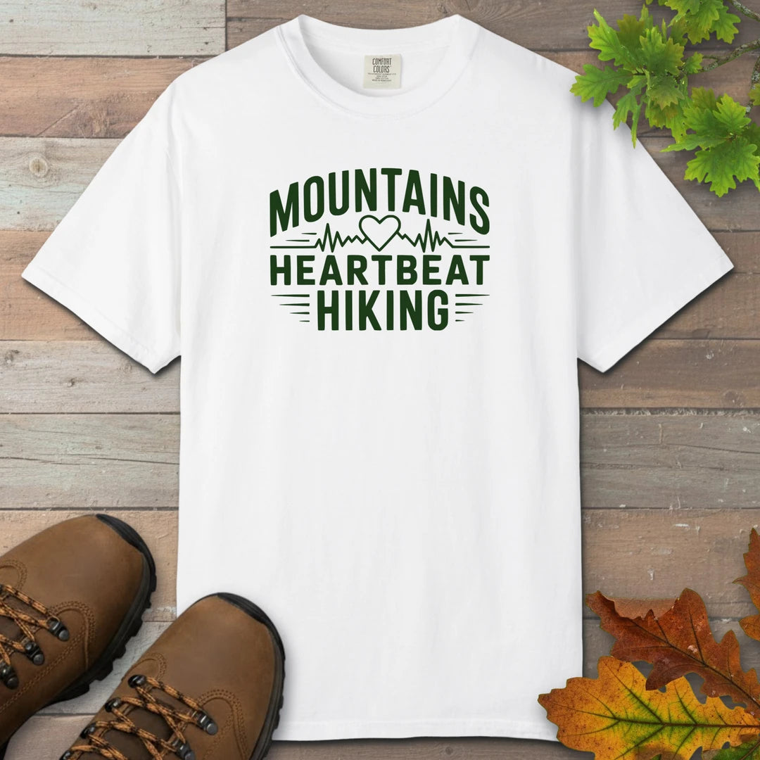 Mountains Heartbeat Hiking T-Shirt