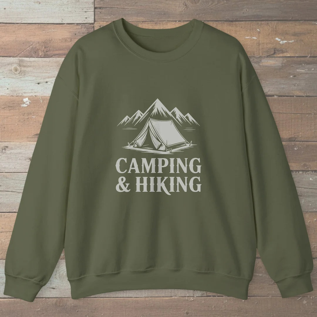 Camping And Hiking Sweatshirt