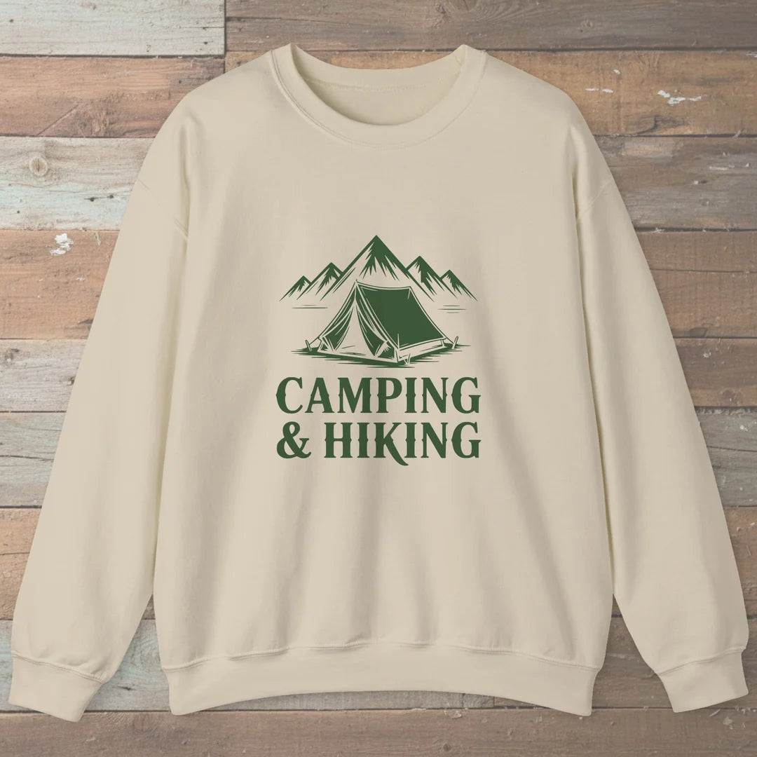 Camping And Hiking Sweatshirt