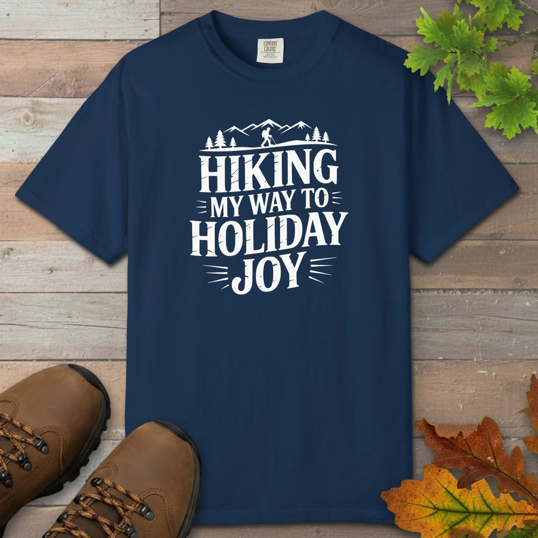 Hiking My Way To Holiday Joy T-Shirt