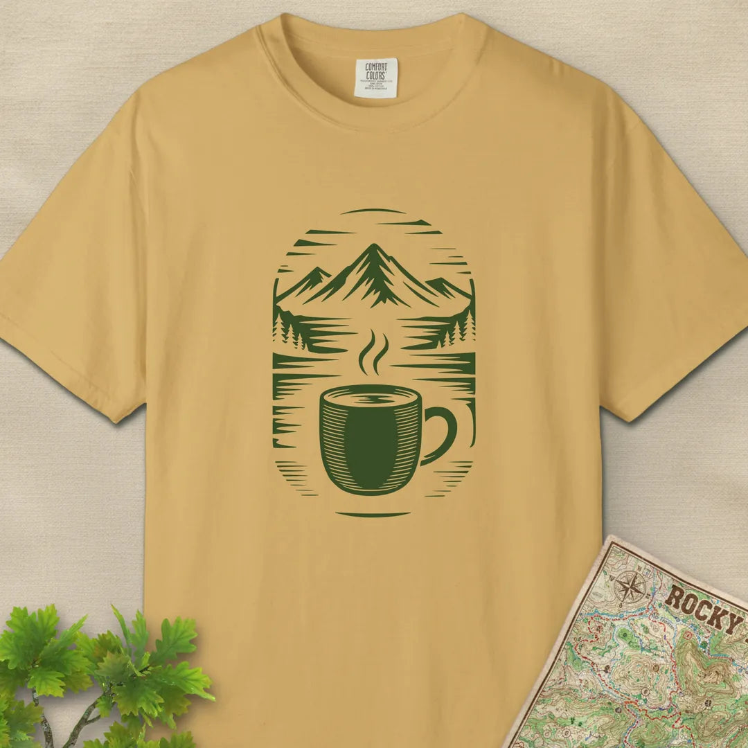 Morning Brew And Mountains T-Shirt