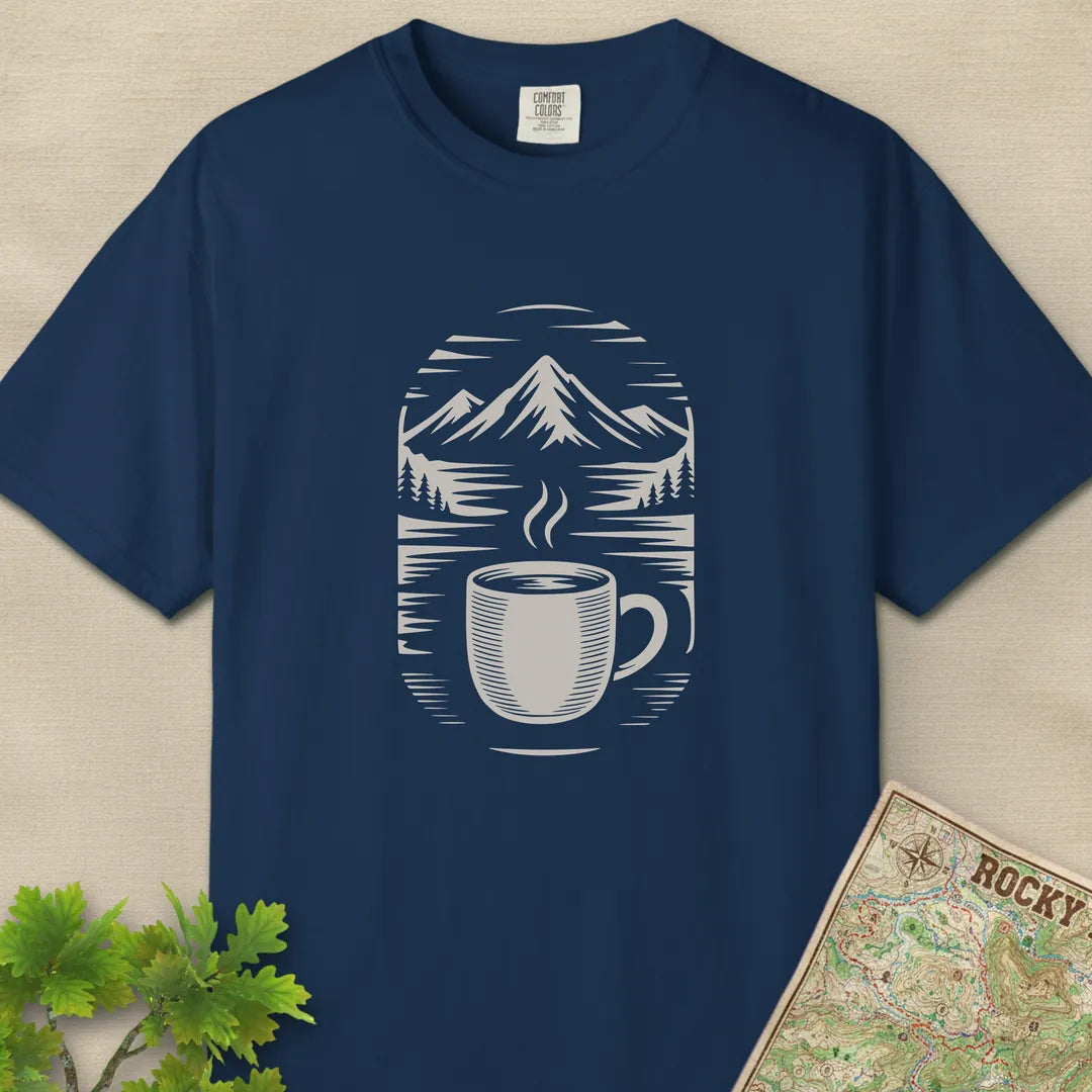 Morning Brew And Mountains T-Shirt