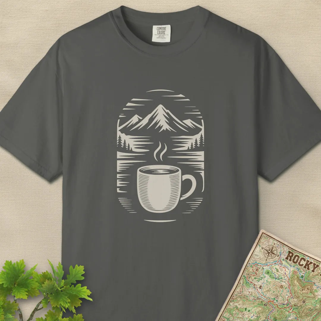 Morning Brew And Mountains T-Shirt