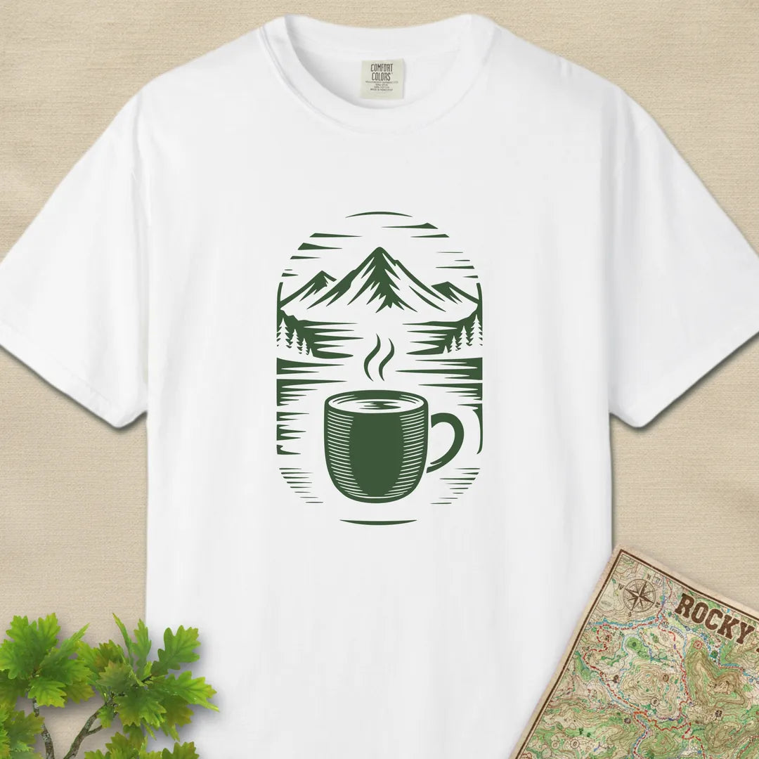 Morning Brew And Mountains T-Shirt