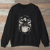 Morning Brew And Mountains Sweatshirt Black Outdoor Nature Tee