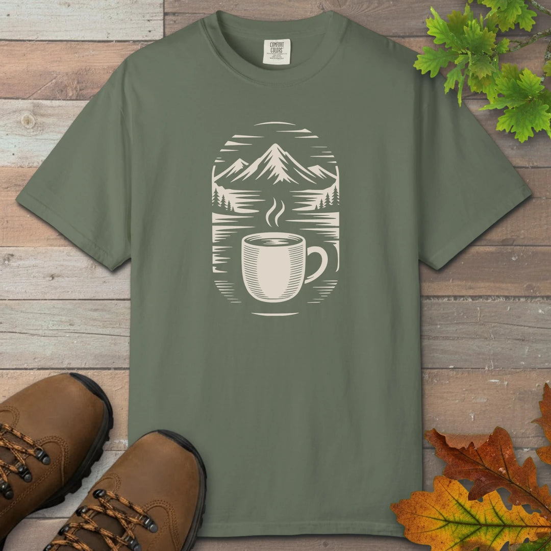 Morning Brew And Mountains T-Shirt