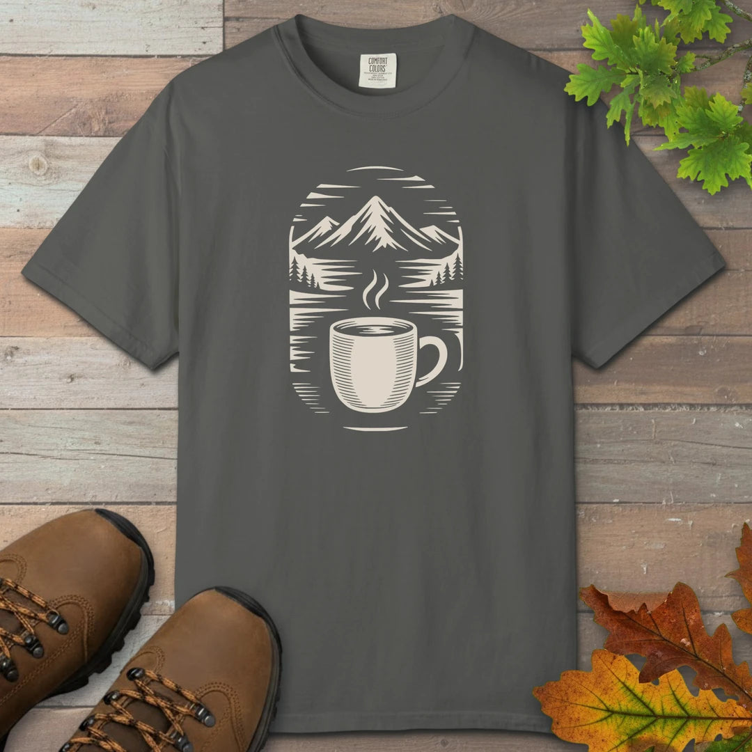 Morning Brew And Mountains T-Shirt