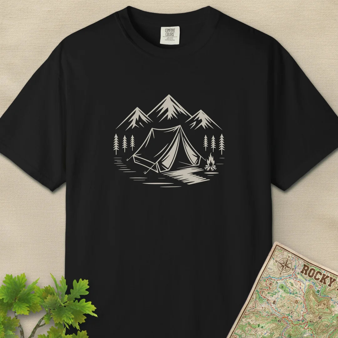 Campfire And Peaks T-Shirt