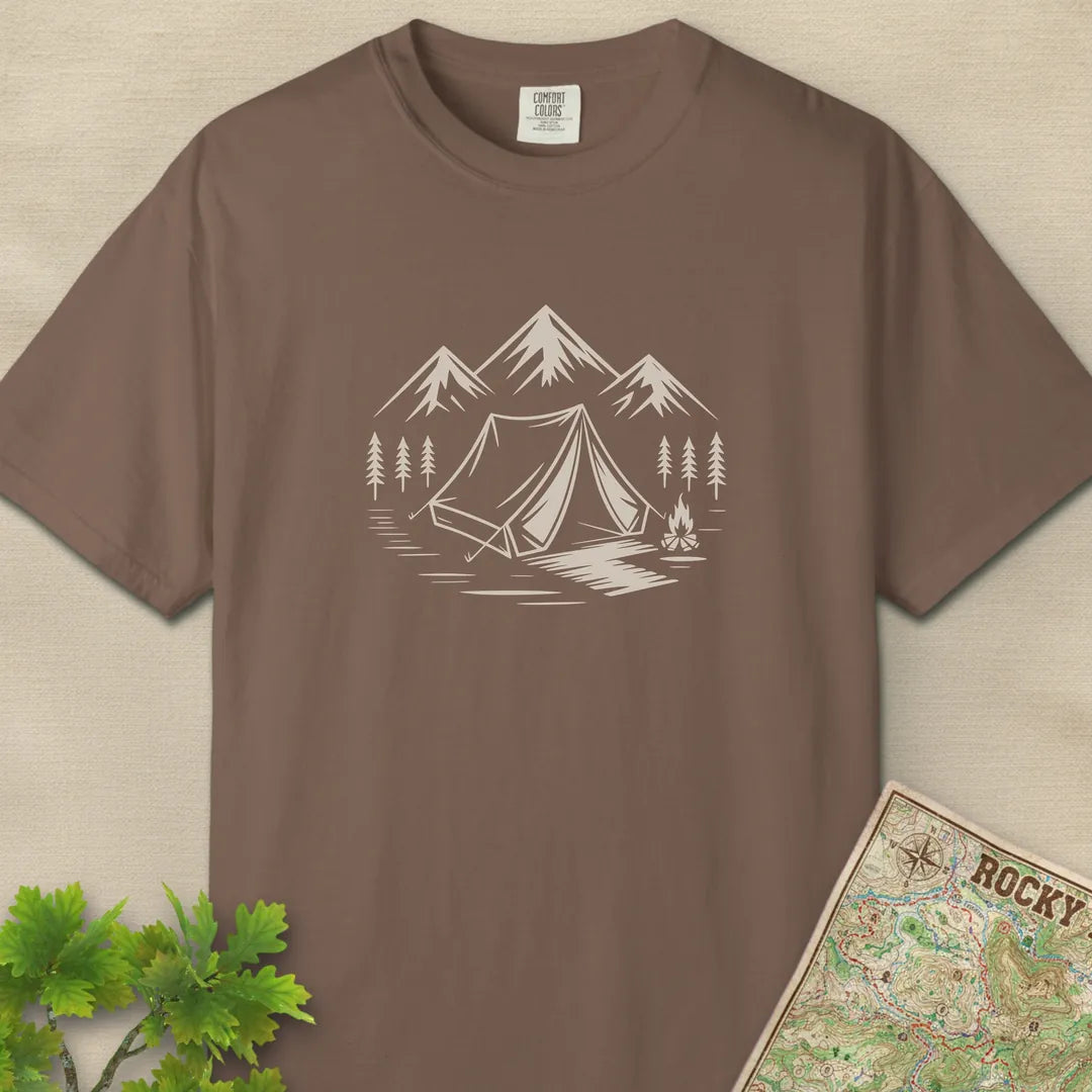 Campfire And Peaks T-Shirt